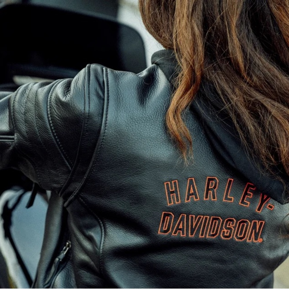 Harley-Davidson® Women's Miss Enthusiast 2.0 Leather 3-in-1 Jacket Black